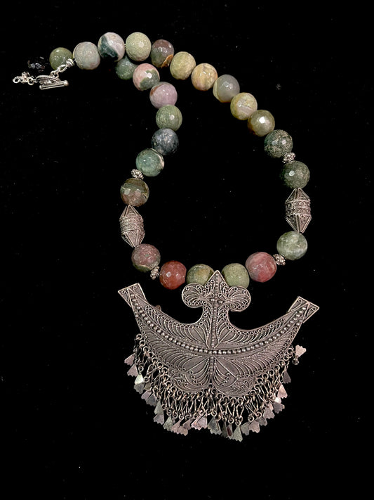 Antique Silver Karl Batak Pendant