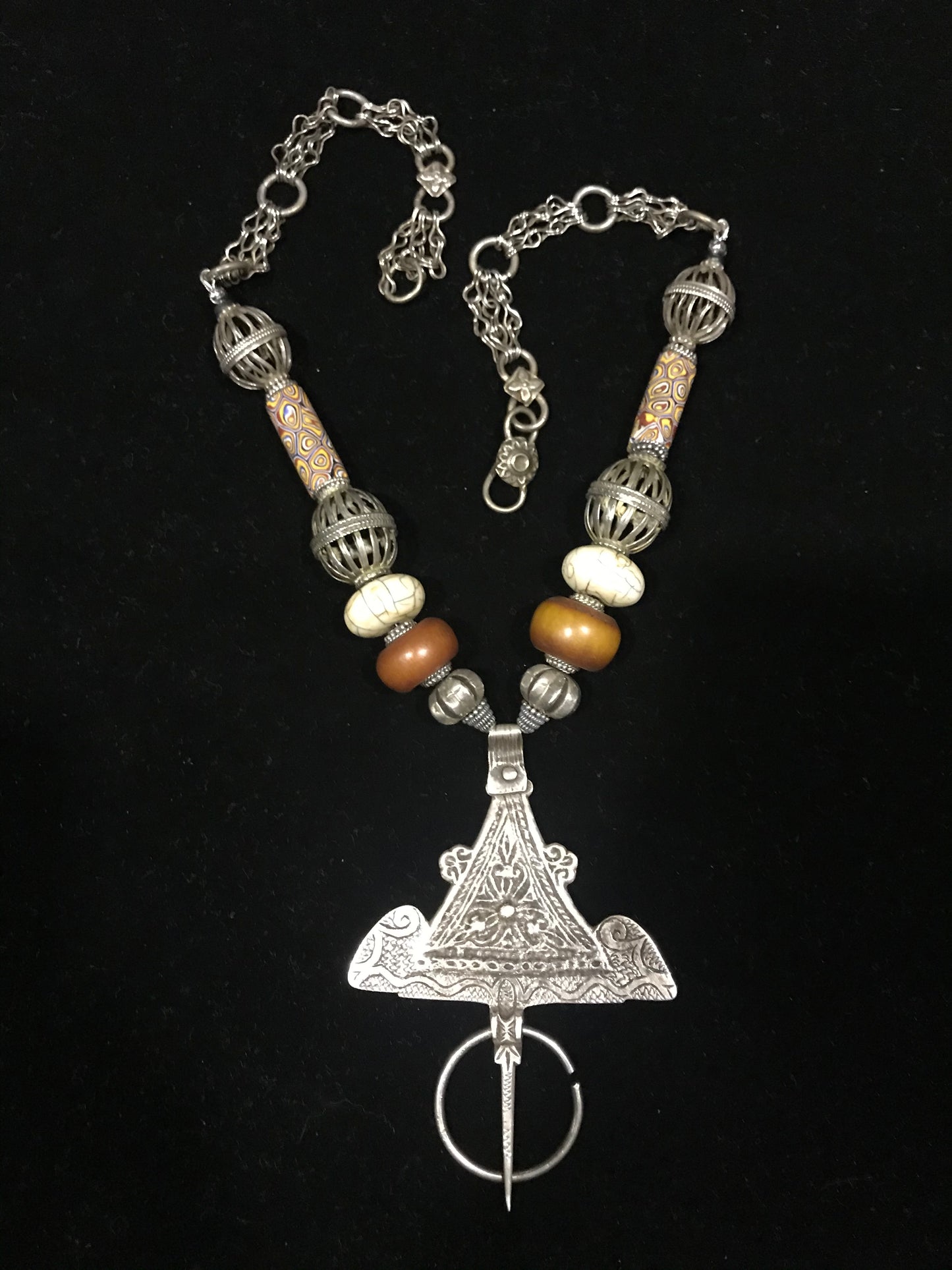 “Ram” Fibula necklace