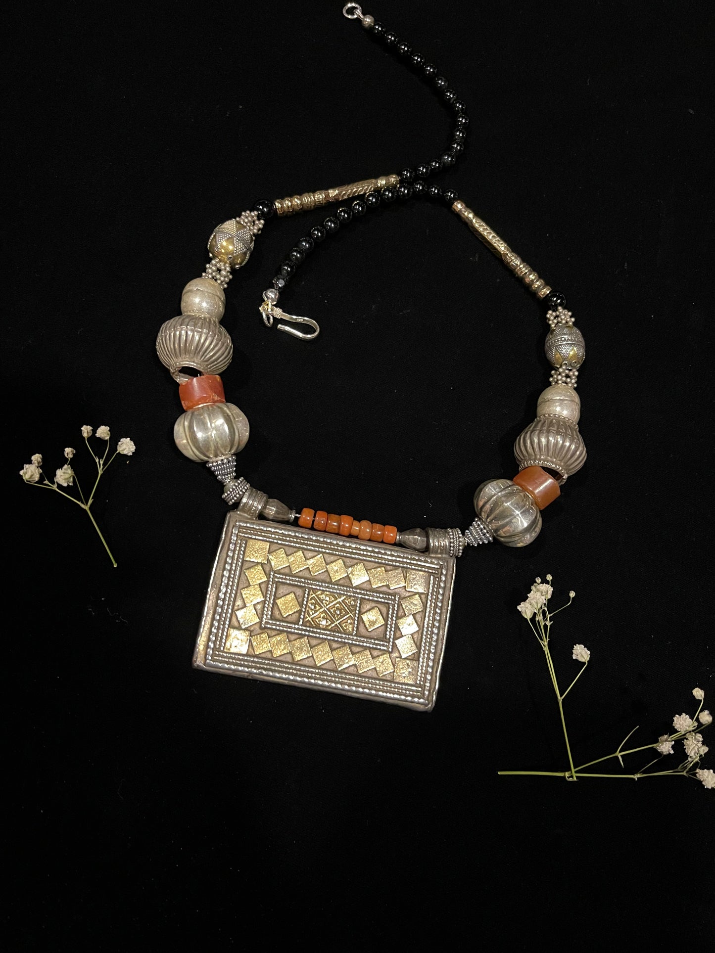 Omani gilded Box Pendant