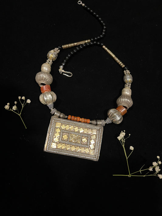 Omani gilded Box Pendant