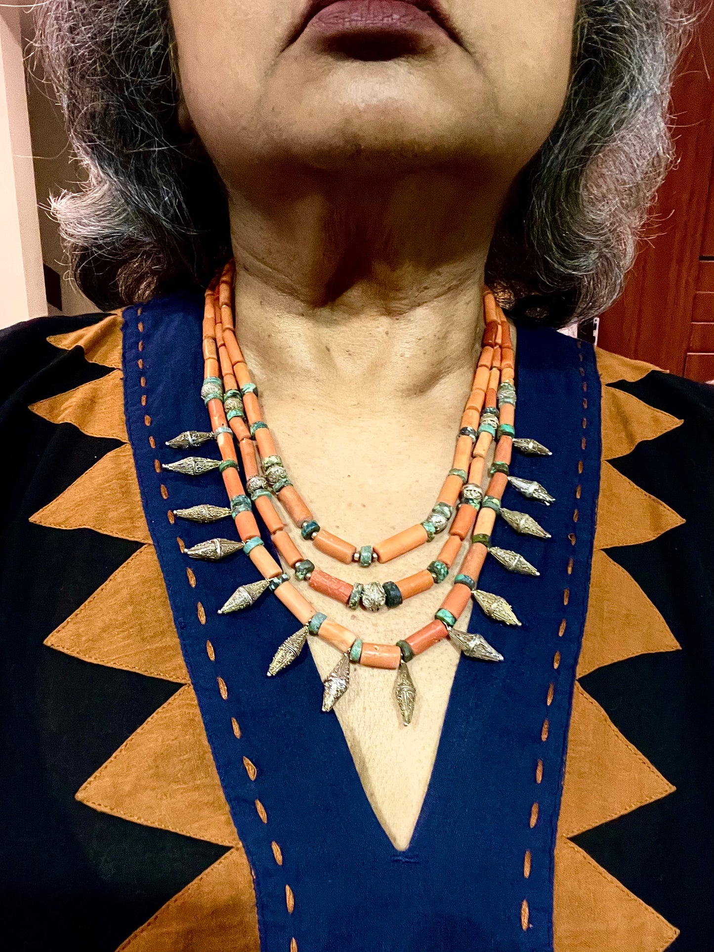 Mediterranean Corals necklace