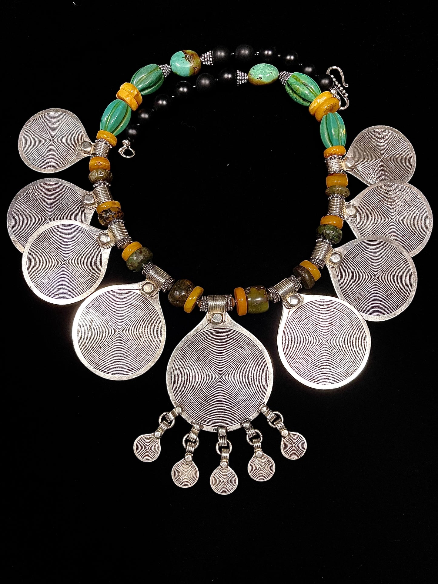 Moroccan Spirals necklace