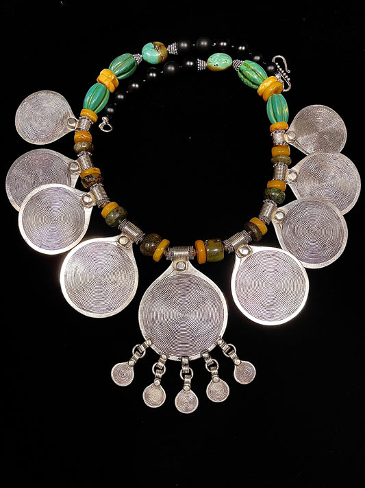 Moroccan Spirals necklace