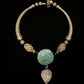 Bukhara Belt buckle necklace