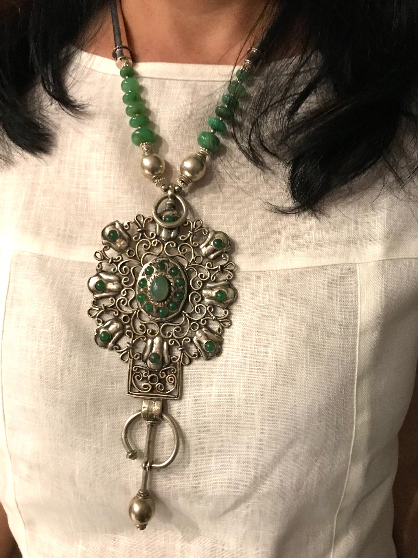Moroccan Fibula Necklace