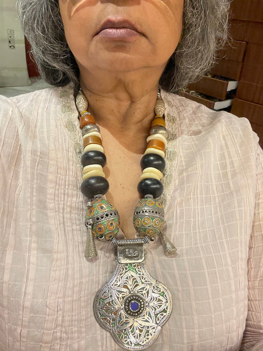 Vintage Foulet Khamsa necklace