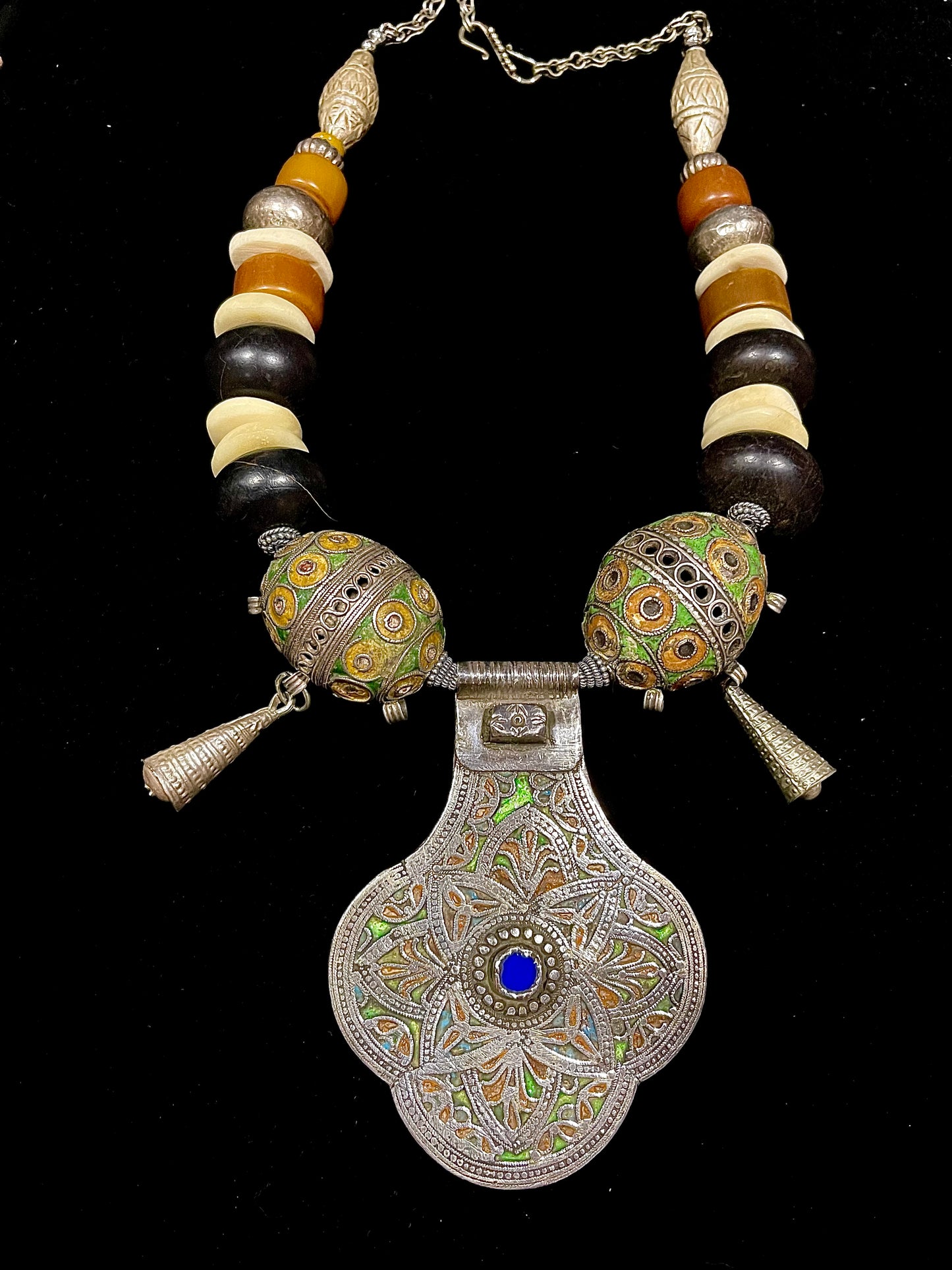Vintage Foulet Khamsa necklace
