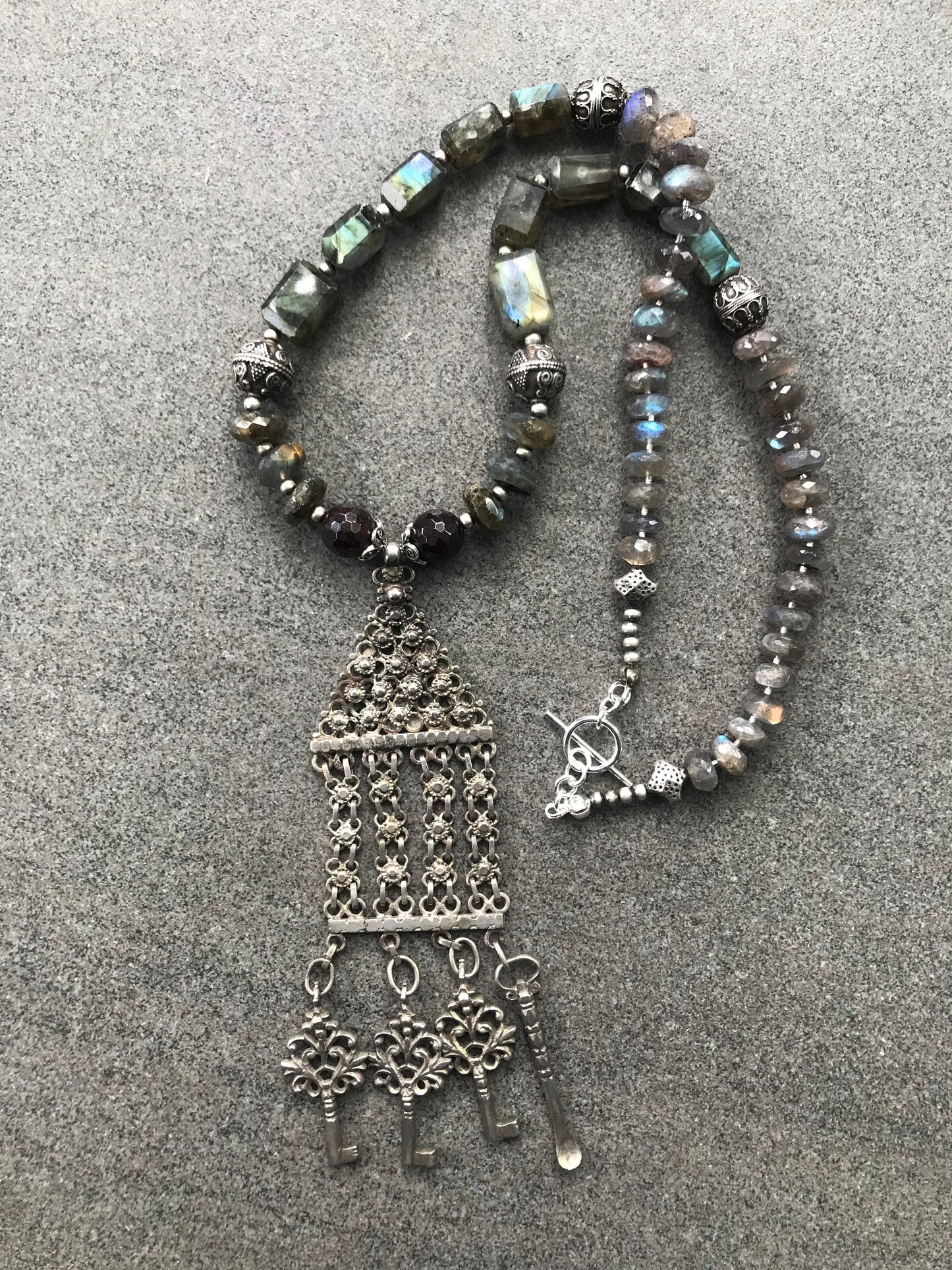 Antique Sri Lankan waist chain necklace