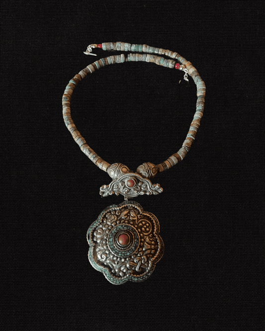 Nepali silver pendant