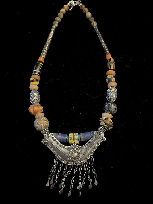 Silver Karo Batak pendant