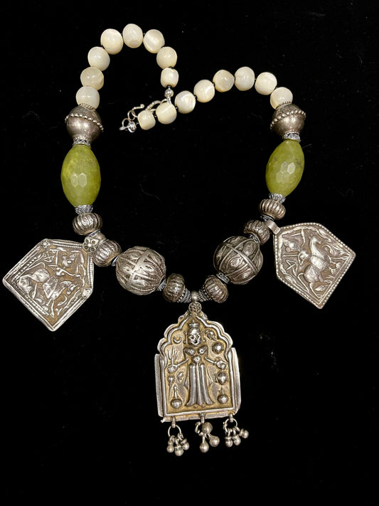 Antique Indian  Ma Durga Necklace