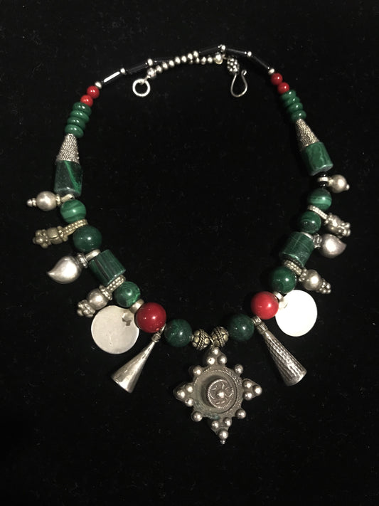 Multi amulets necklace
