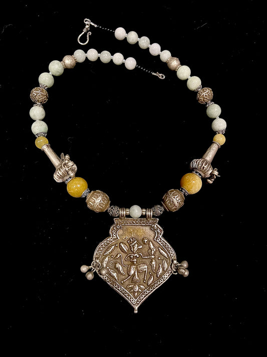 Antique Hanuman necklace