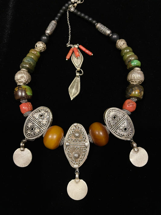 Kazakh spacers necklace