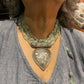 Silver and green fluorite