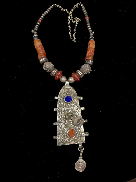 Antique Moroccan Headdress necklace