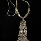 Yemeni silver tassel necklace