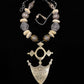 Tuareg pendant with Mali clay beads