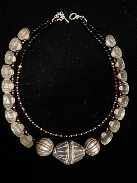 Mali Clay and Crystal quartz