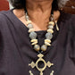 Tuareg pendant with Mali clay beads
