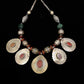 Central Asian pendants with carnelian necklace