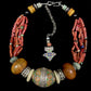 Antique Tagmout bead and corals