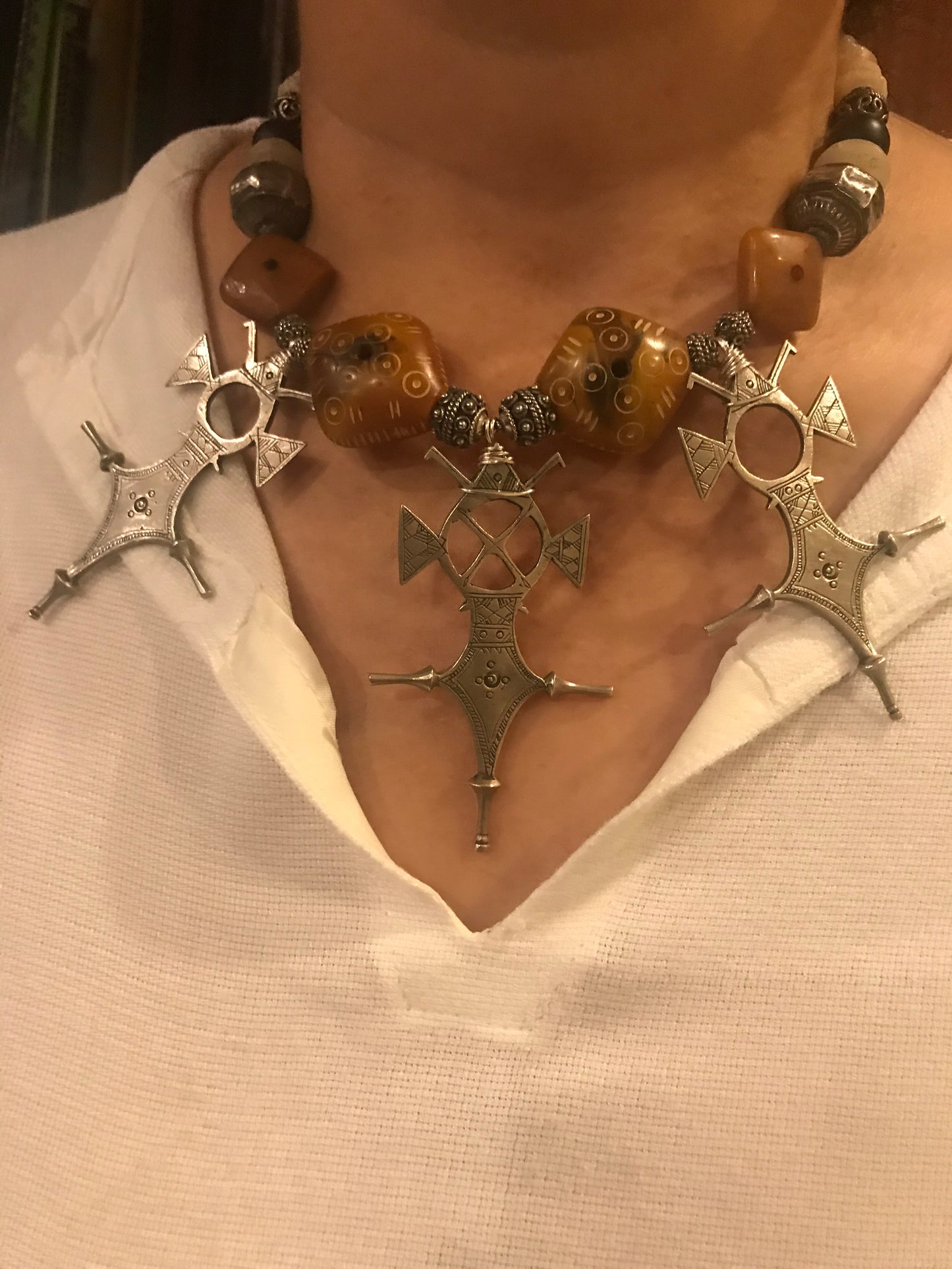 Tuareg Agadez Cross necklace