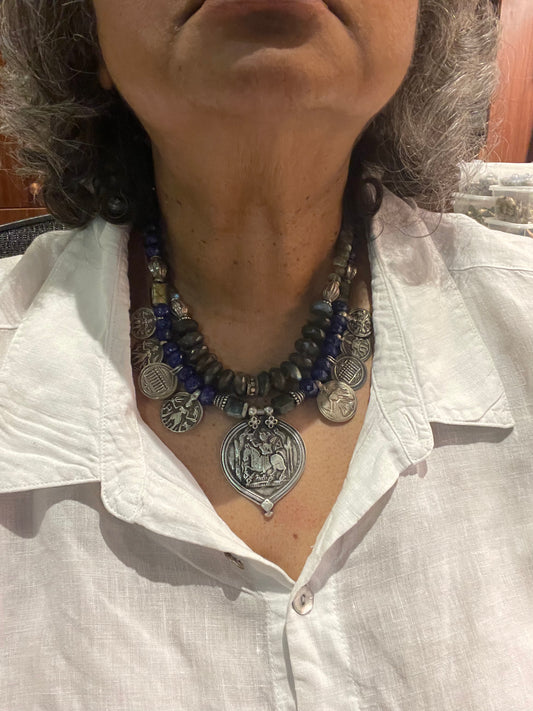 Antique Indian Patri necklace